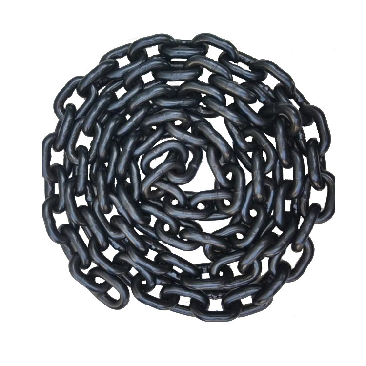 The relationship between the grade of the lifting chain and the diameter